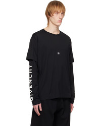 T-shirt à manche longue noir Givenchy