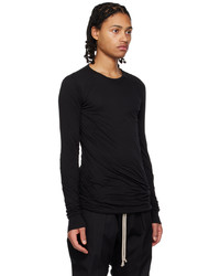 T-shirt à manche longue noir Rick Owens