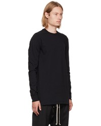 T-shirt à manche longue noir Rick Owens