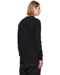 T-shirt à manche longue noir Rick Owens