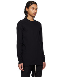 T-shirt à manche longue noir Rick Owens