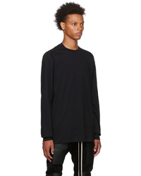 T-shirt à manche longue noir Rick Owens