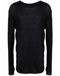 T-shirt à manche longue noir Boris Bidjan Saberi