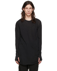 T-shirt à manche longue noir Boris Bidjan Saberi