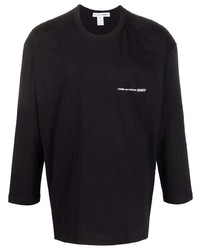 T-shirt à manche longue noir Comme Des Garcons SHIRT
