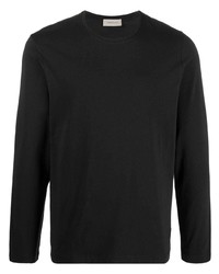 T-shirt à manche longue noir Corneliani