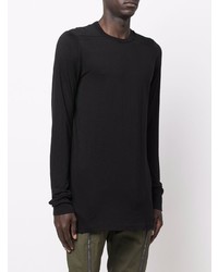 T-shirt à manche longue noir Rick Owens