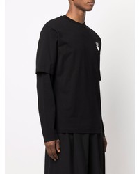 T-shirt à manche longue noir Off-White