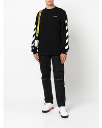 T-shirt à manche longue noir Off-White