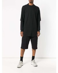 T-shirt à manche longue noir Rick Owens DRKSHDW