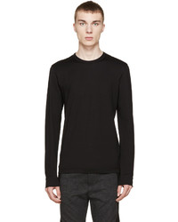 T-shirt à manche longue noir Dolce & Gabbana