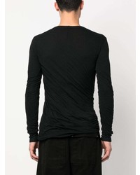 T-shirt à manche longue noir Rick Owens