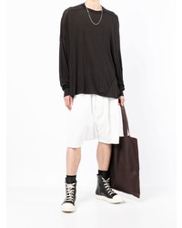 T-shirt à manche longue noir Rick Owens DRKSHDW