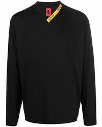 T-shirt à manche longue noir Ferrari