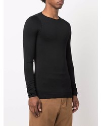 T-shirt à manche longue noir Rick Owens