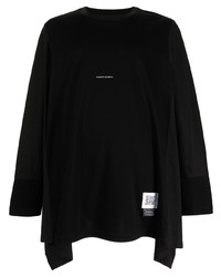 T-shirt à manche longue noir Fumito Ganryu