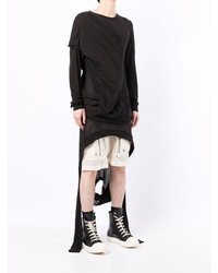 T-shirt à manche longue noir Rick Owens DRKSHDW