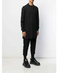 T-shirt à manche longue noir Rick Owens DRKSHDW