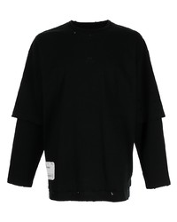 T-shirt à manche longue noir Izzue