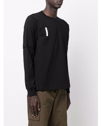 T-shirt à manche longue noir Sacai