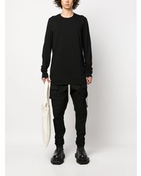 T-shirt à manche longue noir Rick Owens