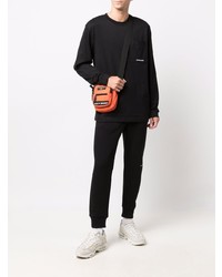 T-shirt à manche longue noir Calvin Klein Jeans
