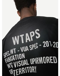 T-shirt à manche longue noir WTAPS