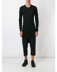 T-shirt à manche longue noir Rick Owens