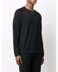 T-shirt à manche longue noir Paul Smith