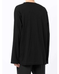 T-shirt à manche longue noir Yohji Yamamoto