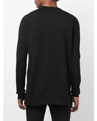 T-shirt à manche longue noir Rick Owens