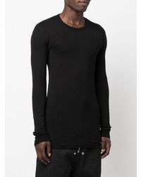 T-shirt à manche longue noir Rick Owens