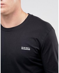 T-shirt à manche longue noir Diesel