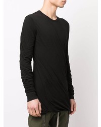 T-shirt à manche longue noir Rick Owens