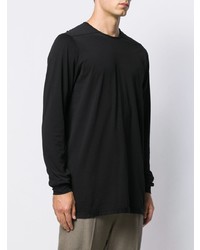 T-shirt à manche longue noir Rick Owens DRKSHDW