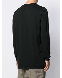 T-shirt à manche longue noir Rick Owens DRKSHDW