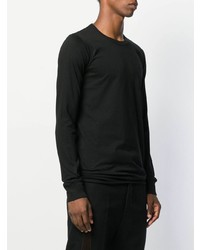 T-shirt à manche longue noir Rick Owens