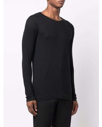 T-shirt à manche longue noir Balmain