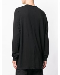 T-shirt à manche longue noir Rick Owens DRKSHDW