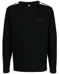 T-shirt à manche longue noir Moschino