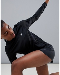 T-shirt à manche longue noir Nike Running