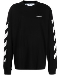 T-shirt à manche longue noir Off-White