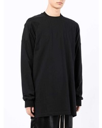 T-shirt à manche longue noir Rick Owens