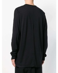 T-shirt à manche longue noir Rick Owens DRKSHDW