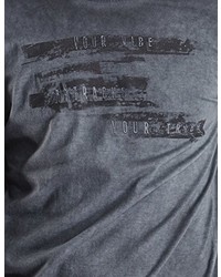 T-shirt à manche longue noir Pioneer