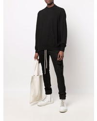 T-shirt à manche longue noir Rick Owens DRKSHDW