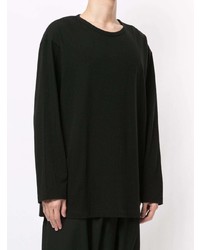 T-shirt à manche longue noir Yohji Yamamoto