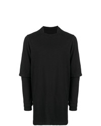 T-shirt à manche longue noir Rick Owens DRKSHDW