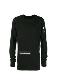 T-shirt à manche longue noir Rick Owens DRKSHDW