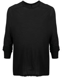 T-shirt à manche longue noir Rick Owens